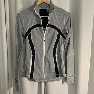 Lululemon Jacket Charcoal & White